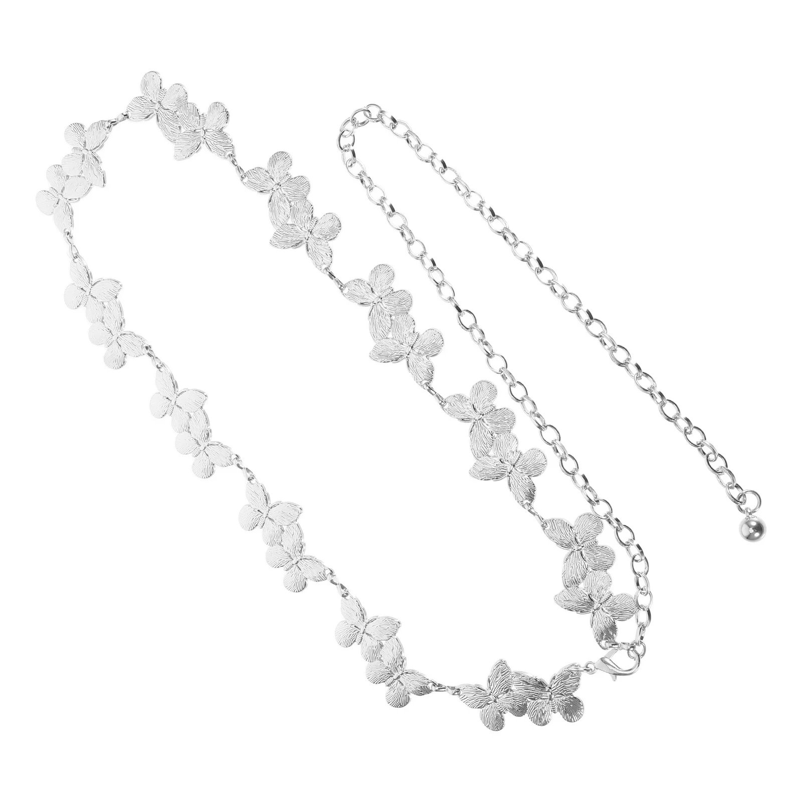 

Butterfly Waist Chain Women Metal Belt Adjustable Buckle Waist Jewelry for Dresses Casual Party Outfits Butterfly Chain Belt