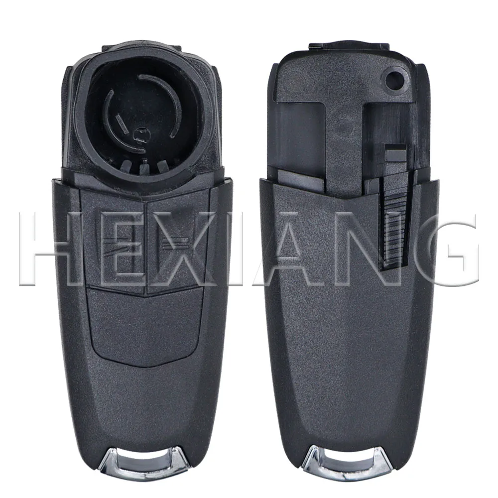He substituição 2 botões chave remota do carro escudo habitação fob caso sem logotipo para opel zafira astra tt 2 portas gtc roadster