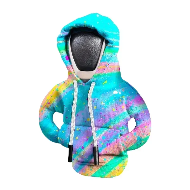 Universal Bat Shift Lever Collars Hoodie Car Gear Shift Knob Cover Change Lever Sweatshirt Gear shift Cover Hoodie Gear Knob Sw