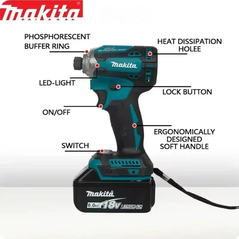 

✈️DTD171 ✈️Makita 18v tool Brushless Electric Tools Cordless Impact Driver Motor Bare Tool power makita tool Makita pow