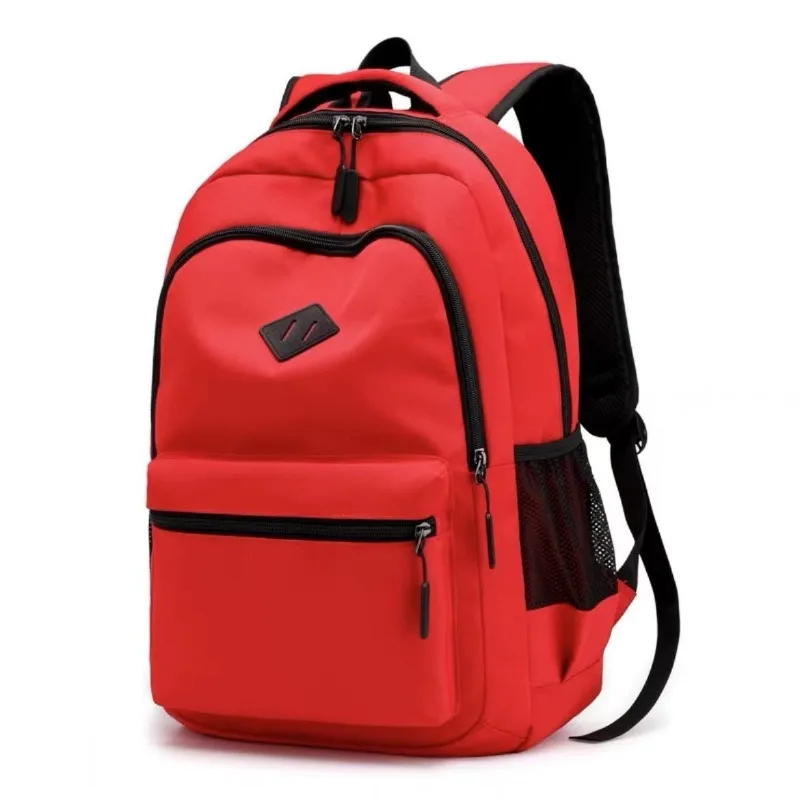 2023 New Solid Color Unisex Large Capacity Schoolbag Travel Multifunctional Backpack