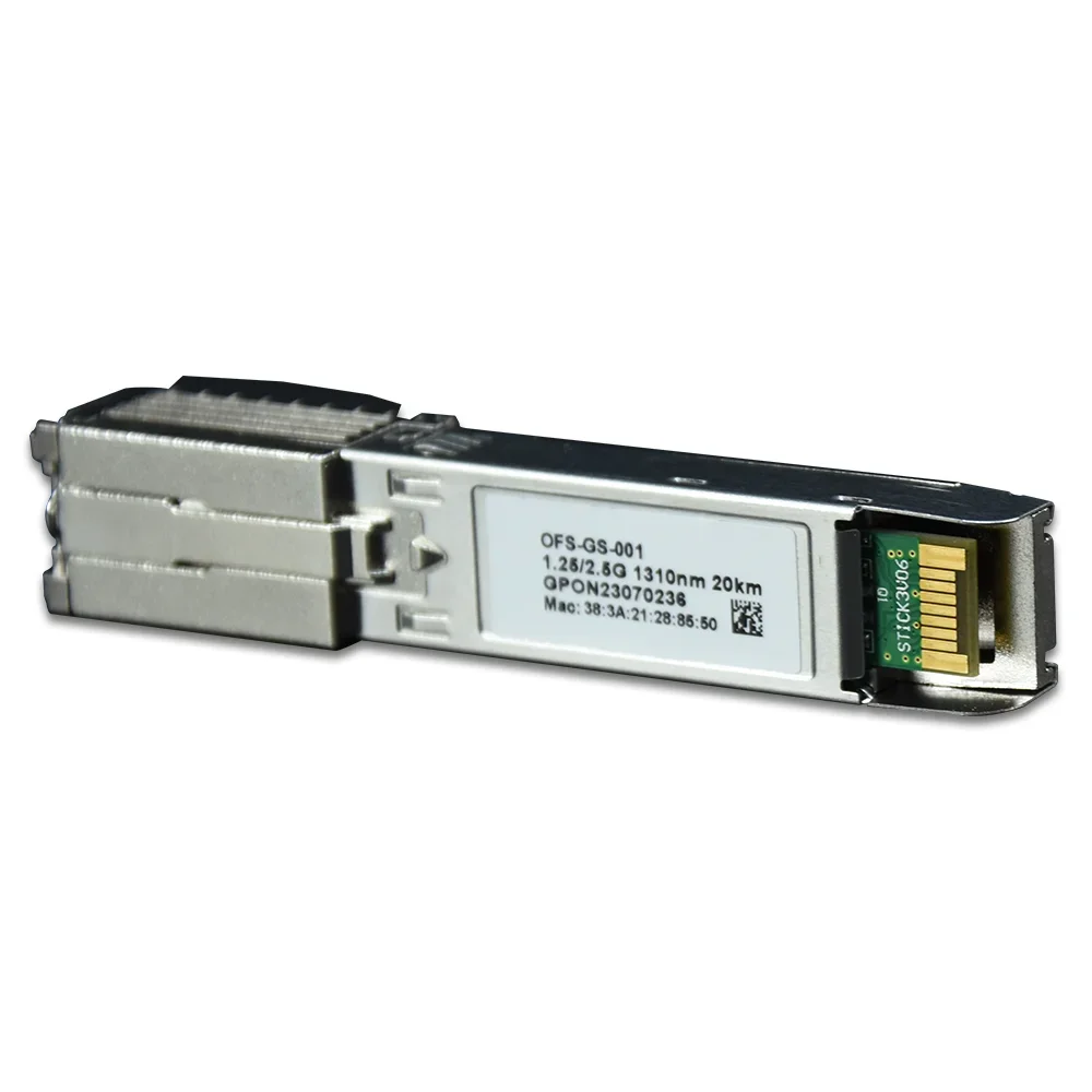 OPTFOCUS GPON STICK ONU WEB Manageable MAC SN 1310nm SC Connector Pon Module 1.25G 2.5G FTTH GPON ONT SFP PPPOE