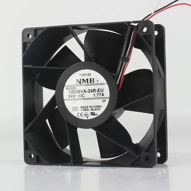 ใหม่ NMB 12038VA-24R-EU/FL DC24V 1.77A 12 ซม.แปลงความถี่ขนาดใหญ่ Air Volume พัดลมระบายความร้อน 120*120*38 มม.