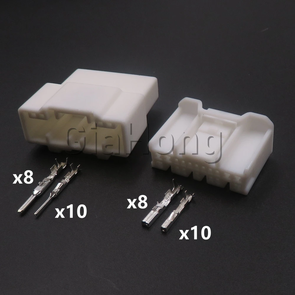 1 Set 18 Ways AC Assembly Car Connector Assembly 6098-5631 Automobile Male Female Unsealed Wire Cable Socket 6098-5641