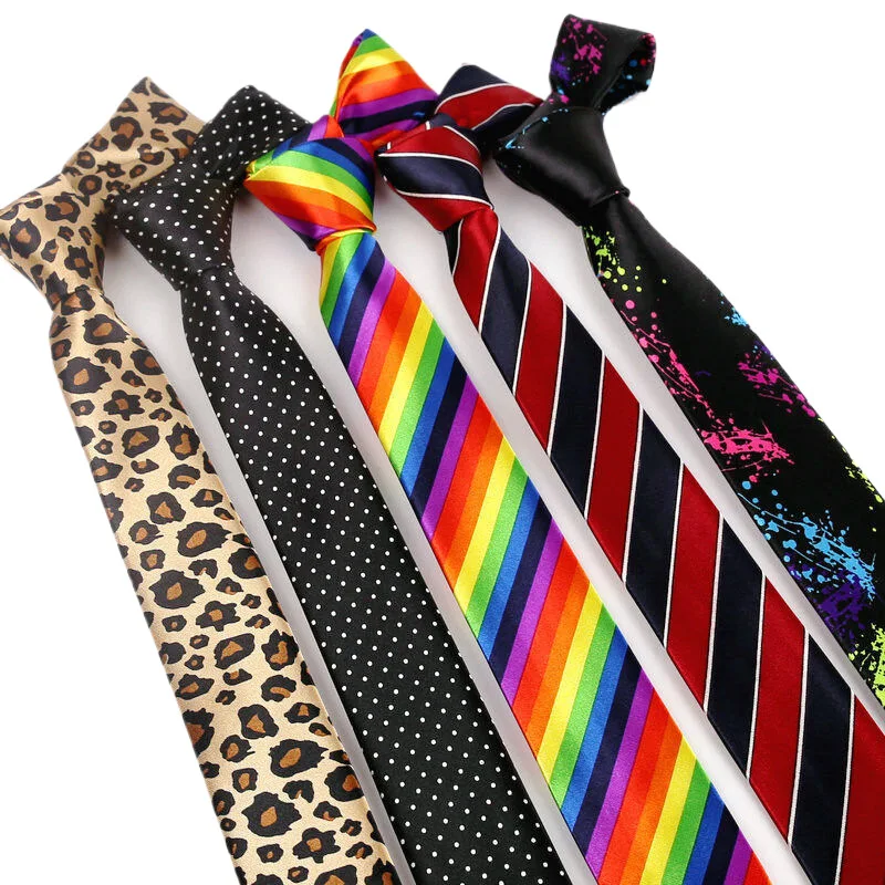 Narrow Ties for Men Women 5cm (2\