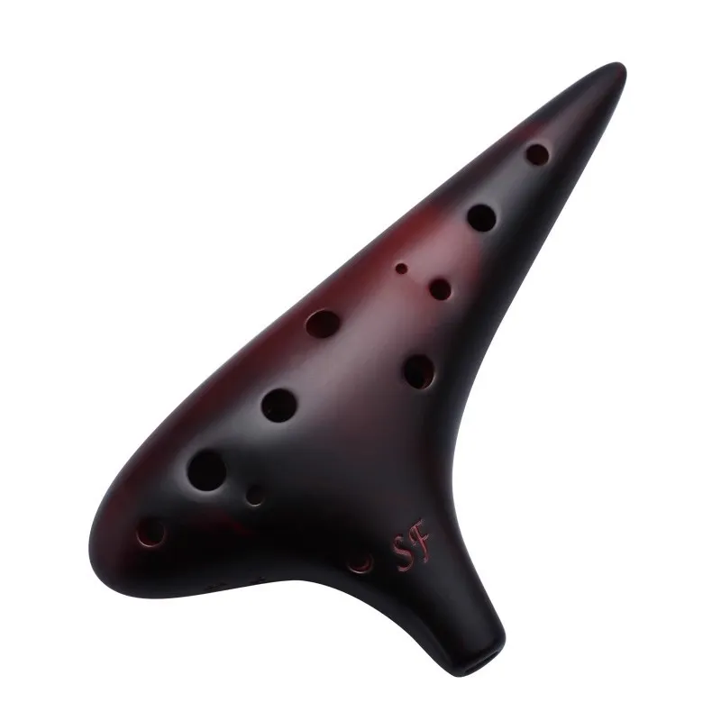 

Hooqu 12-Hole Ocarina Treble F Key 12-hole Professional Performance Grade Entry-level Instrument