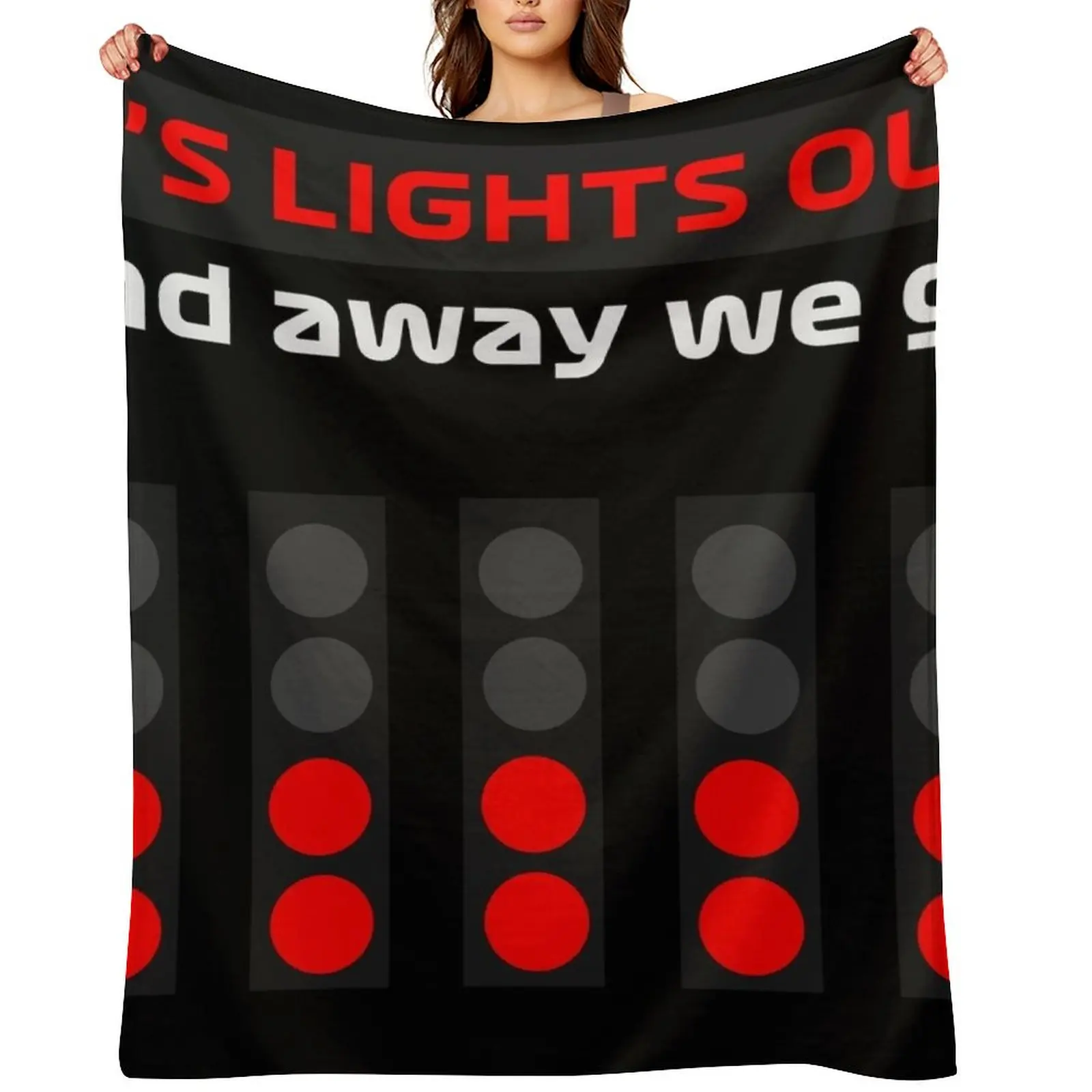 IT'S LIGHTS OUT AND AWAY WE GO (2) Throw Blanket Designers Travel Camping Thermals For Travel Blankets For Sofas Kid'S Blankets