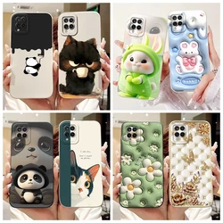 For Samsung A12 Case Galaxy M12 5G SM-M127F SM-A125F Silicone Phone Case Cute Cartoon Shockproof Bumper For SamsungA12 F12 Cover