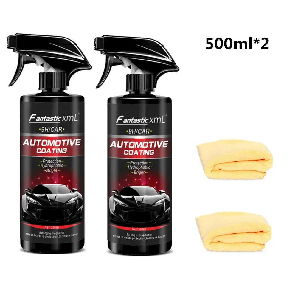 Ceramic Car Coating 1000ML 9H Nano Liquid Glass Plated Crystal Hydrophobic Waterproof Polishing Paint Hardness Car Polish Wax