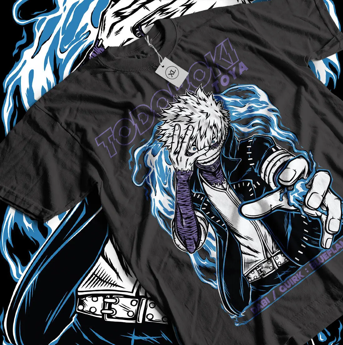 Dabi T-Shirt Toya Todoroki Girl Anime Boku No Hero Academia Gift Shirt All Size