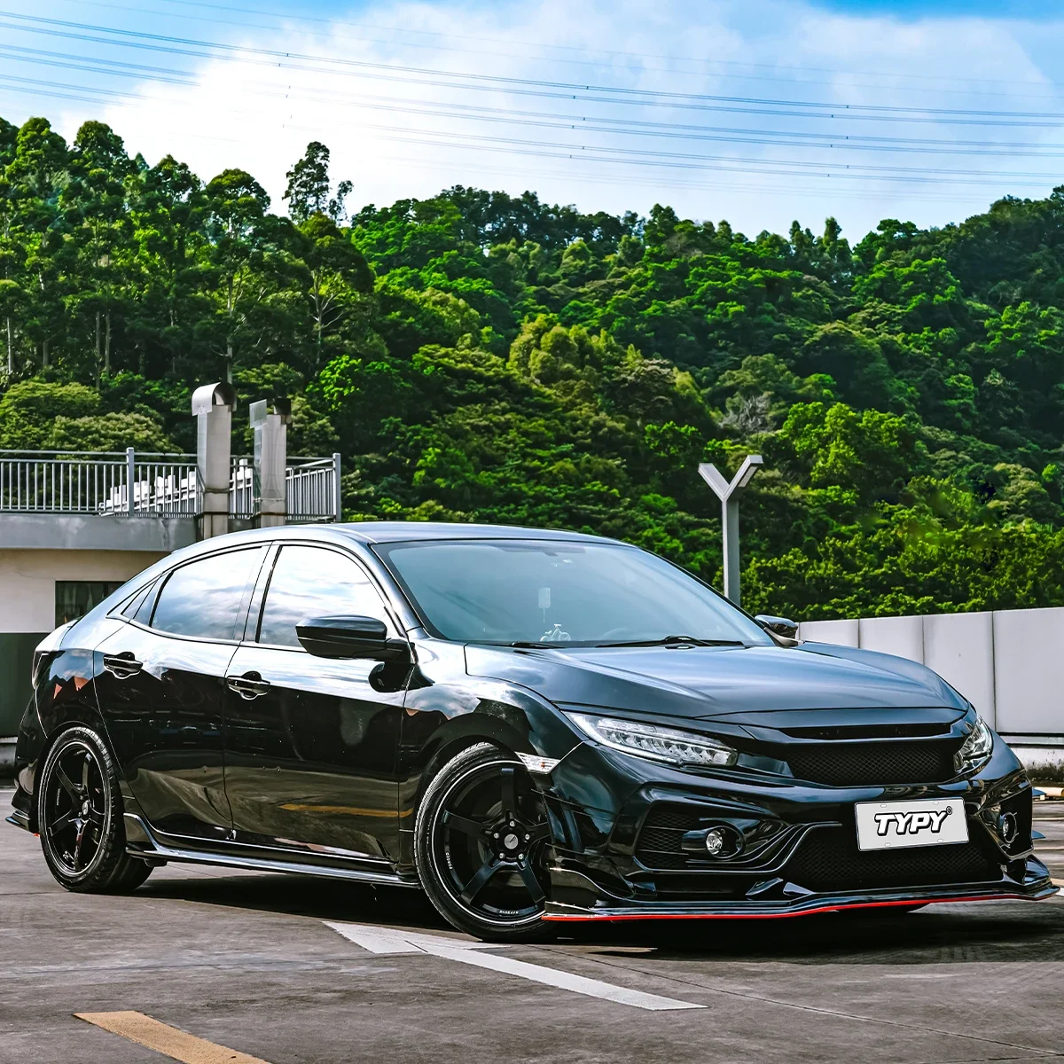 

Auto Accessories Car Body Kit For 2016-2021 Honda Civic Style Body Kit with Bumper Headlights Fender Exhaust