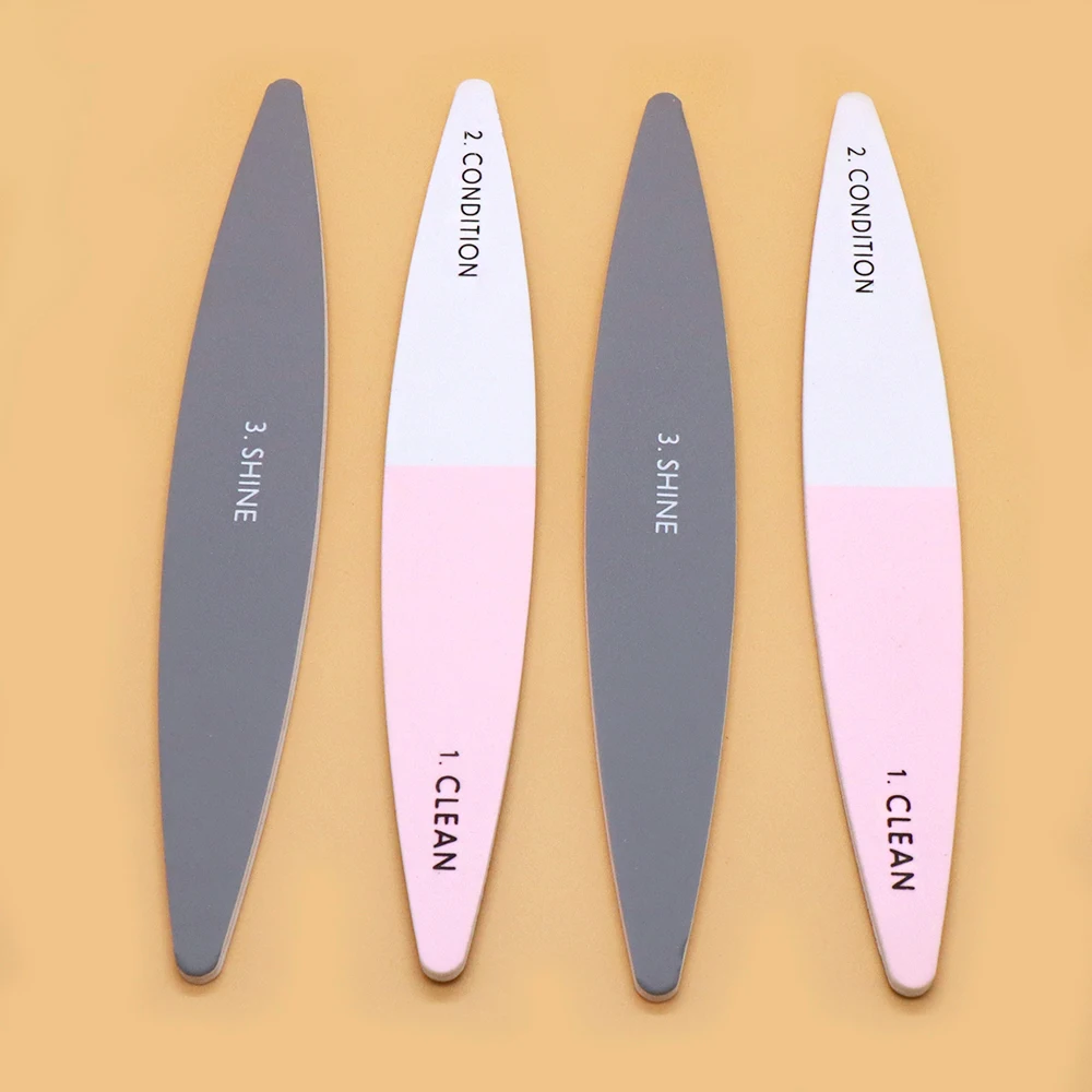 30Pcs Three Sided Nail Buffer  - Nail File Titanium 评论和价格