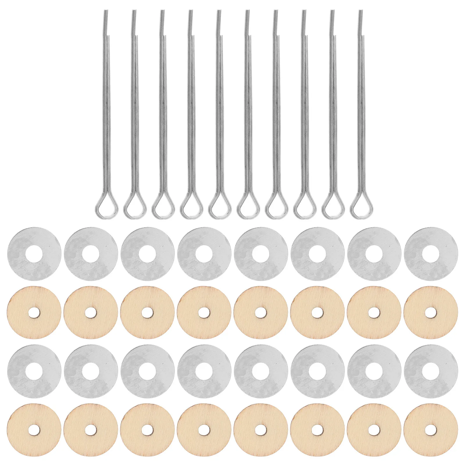 

1 Bag Precision Rotating Joint Pins for Articulated Figure Fabrication Movable Pivot Connectors Featuring Wood Discs for DIY