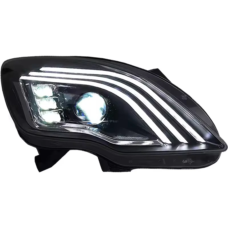 LED Headlight Assembly for Mercedes-Benz R Class W251 2010-2017 DRL Projector Lens Sequential Turn Signal Auto Accessories