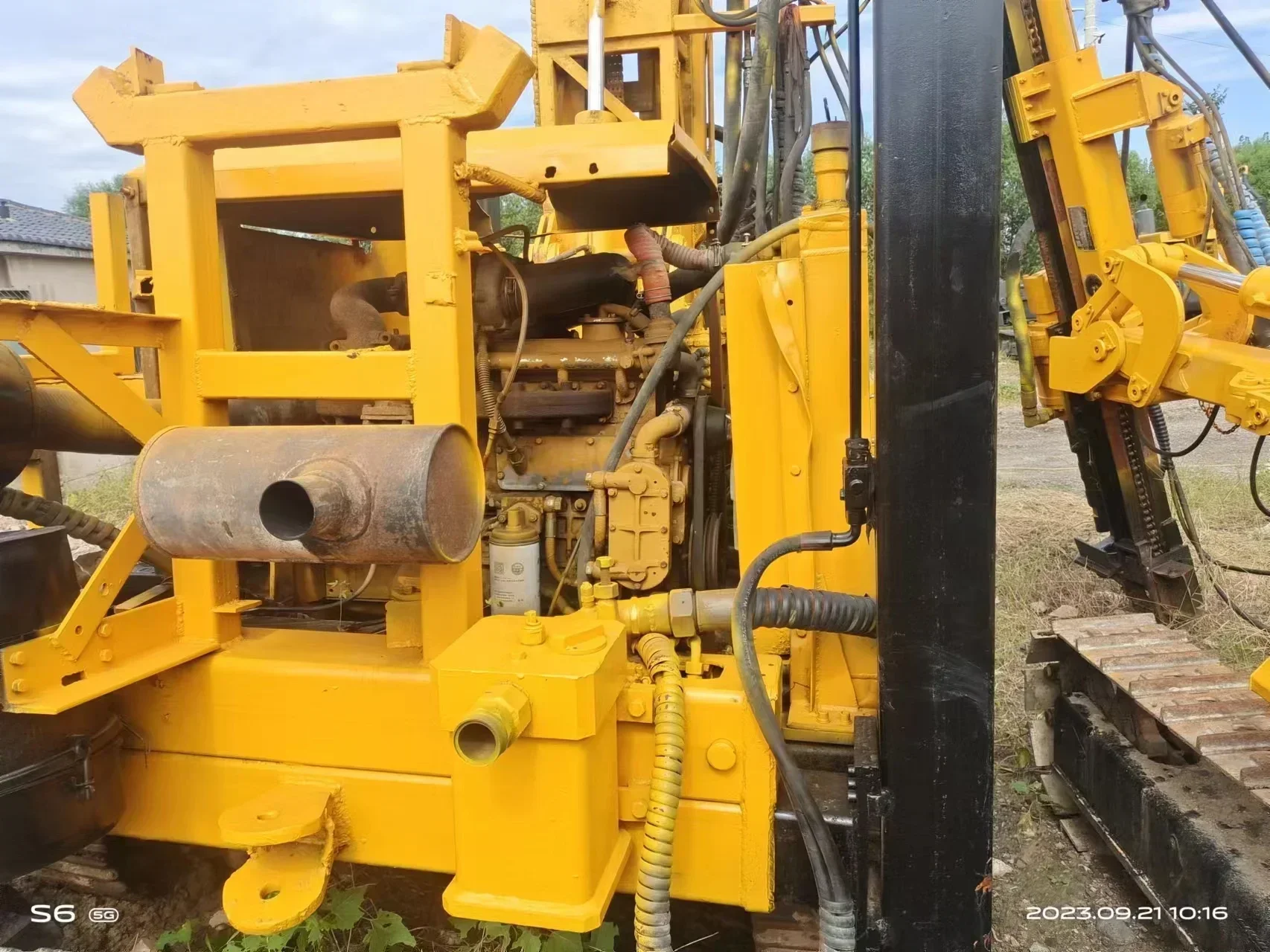 جهاز حفر آبار المياه يعمل بشكل جيد ، صنع في من خلال محرك Yuchai ، Prd400 ، our m