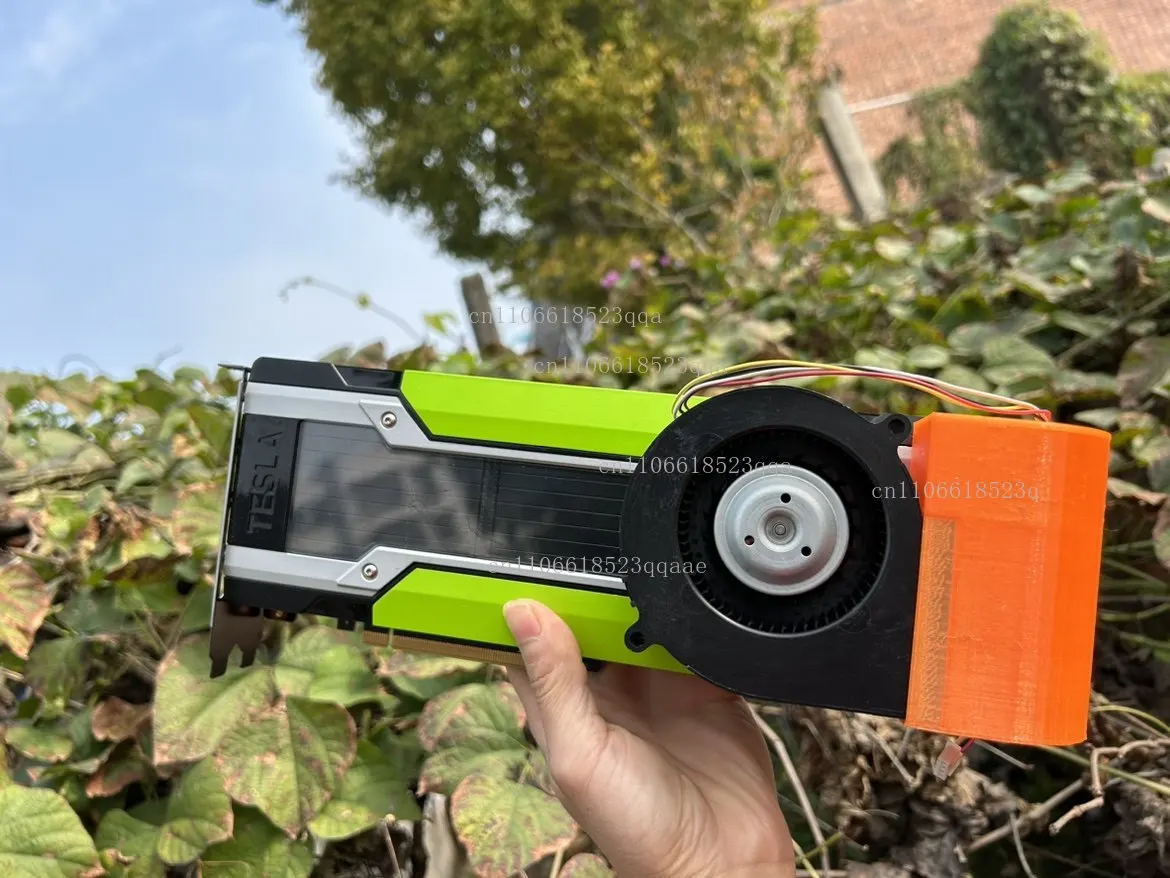 P100 P40 M40 K80 v100 graphics card modified active cooling component