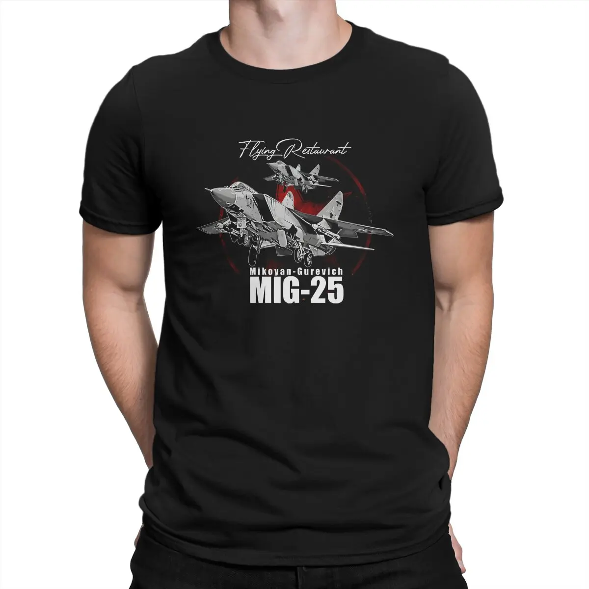 Mikoyan Gurevich MIG-25 Man\'s TShirt Mikoyan Fighter Crewneck Tops 100% Cotton T Shirt Humor Top Quality Birthday Gifts