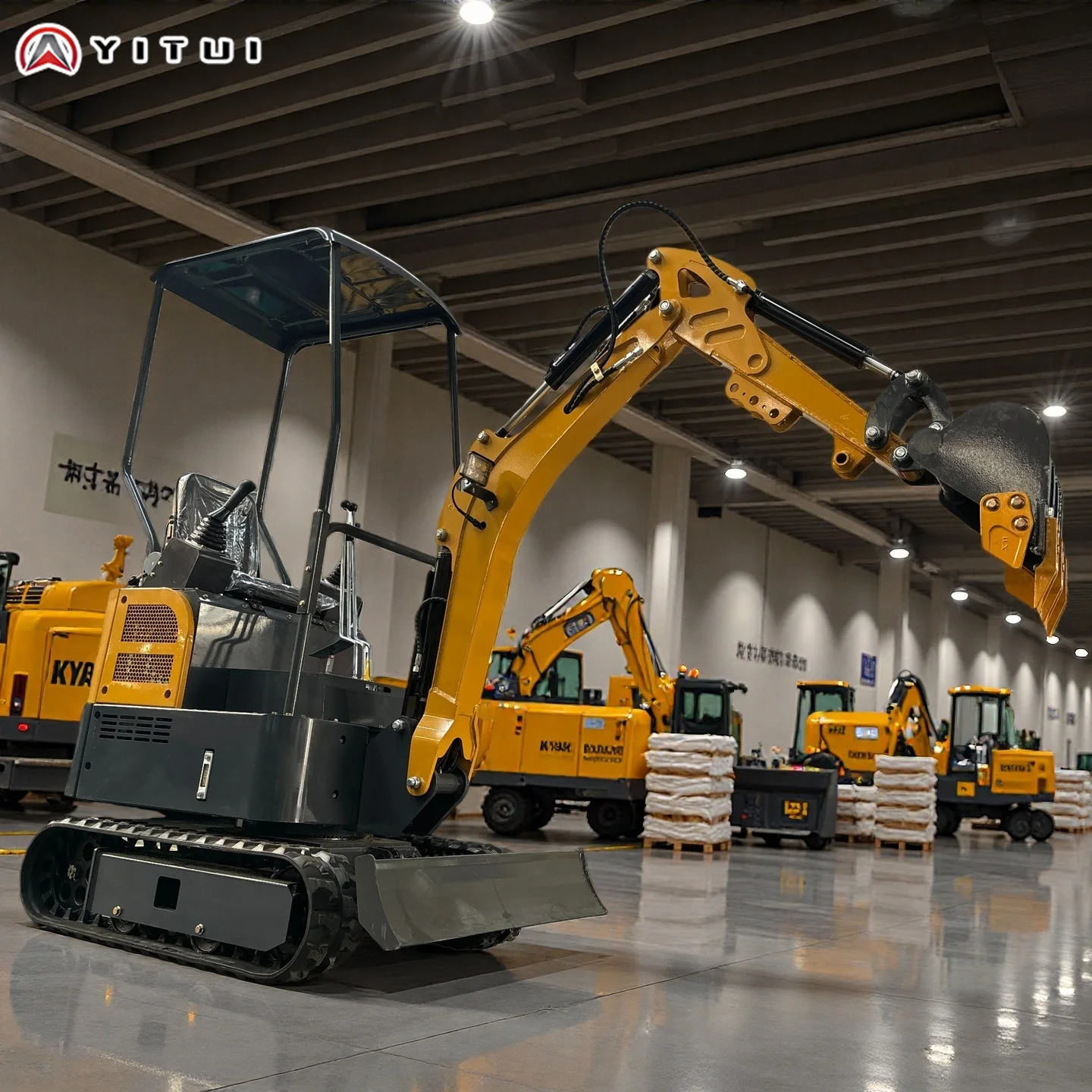 تسليم سريع للحفارات الصغيرة متعددة الملحقات كوبوتا محرك الحفارات الصغيرة دعم مخصص #4