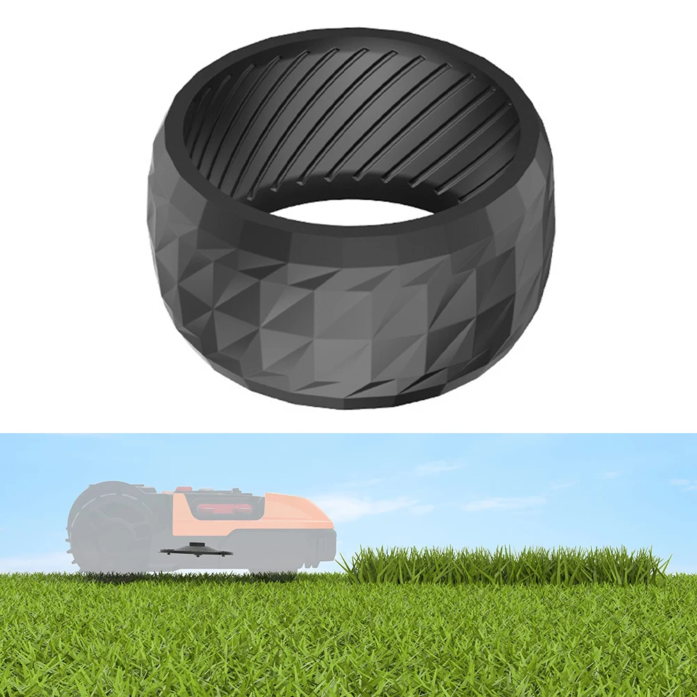 2pcs Rubber Anti Slip Wheel Covers For M500 M700 S300 M1000 Robotic Lawn Mower Front Tire Grip Replacement Parts