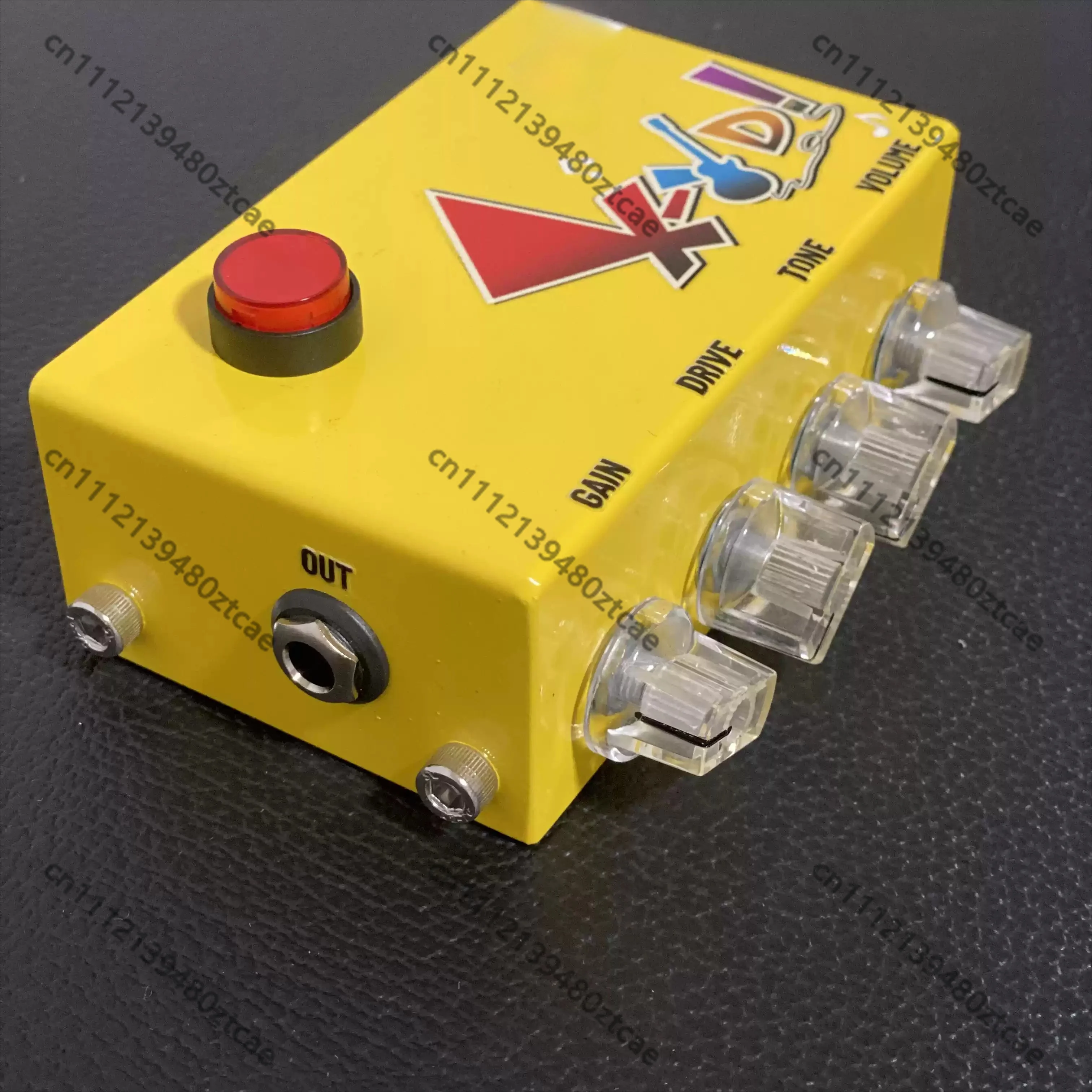 Mini Metal Overdrive Distortion Single Effect Pedal Low Noise Analog Tone Effector Musical Instrument Audio Accessory