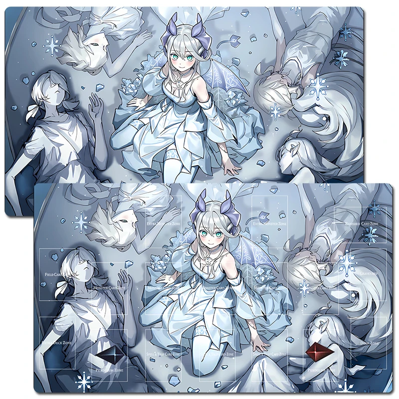 

YuGiOh Lady Labrynth of the Silver Castle TCG CCG Mat Trading Card Game Mat Rubber Table Playmat Desk Gaming Play Mat Mouse Pad