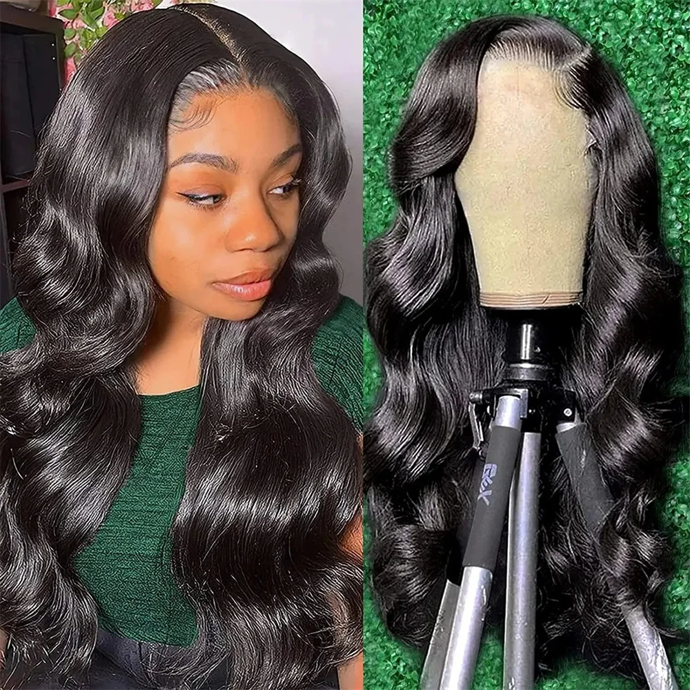 32 34 36Inch 13x4 Body Wave Lace Front Wig Human Hair PrePlucked Brazilian 13X6 HD Lace Frontal Wigs For Women 360 Full Lace Wig