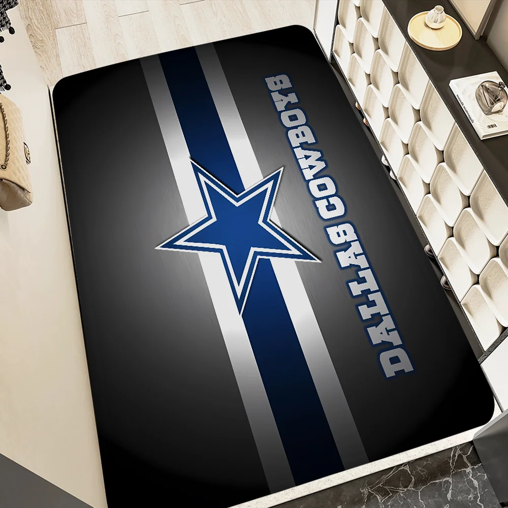 C-Cowboys Bathroom Mat Anti-slip Absorb Water Long Strip Cushion Bedroon Mat Welcome Doormat