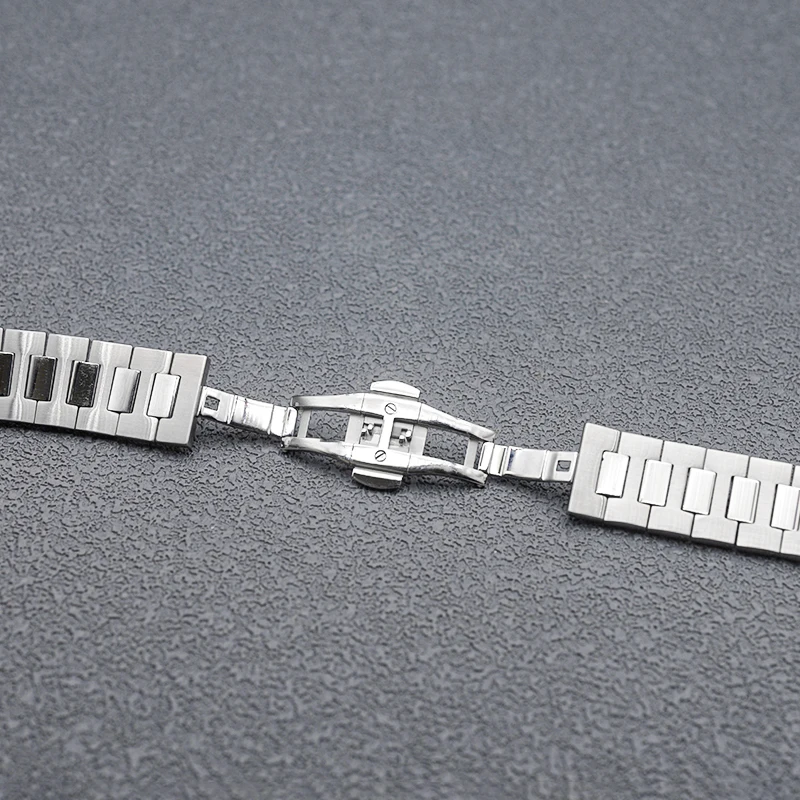 مقاوم للماء حزام ساعة من الفولاذ المقاوم للصدأ ، الياقوت كريستال الظهر الغوص ، حافظة مربعة تناسب ، Seiko NH35 NH36 7S 4R الحركة