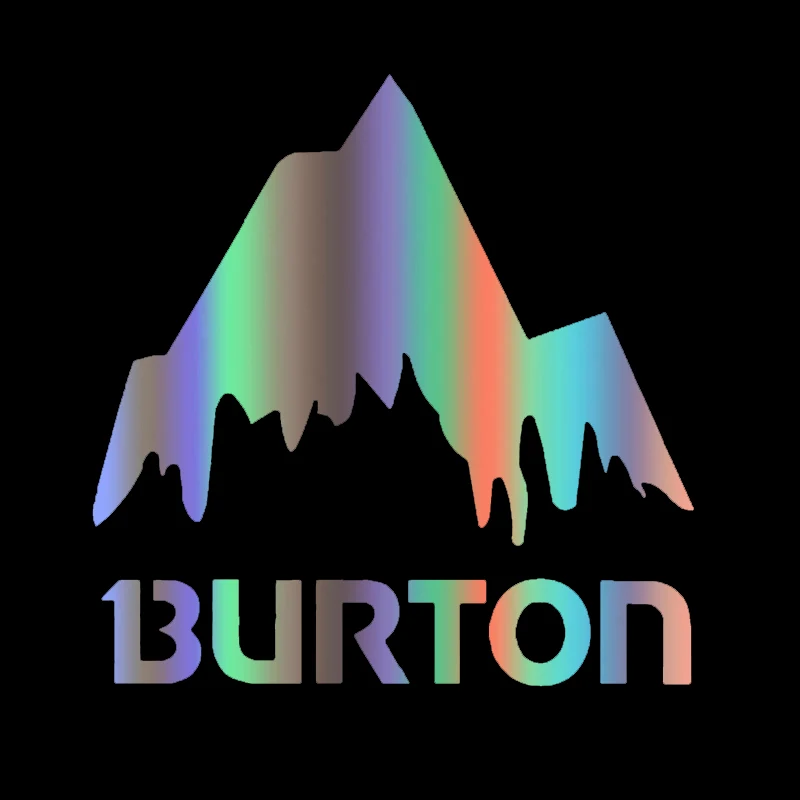 Hot Sell Burton Mountain Ski Snowboard Car Sticker Window Bumper Drift Art Vinyl Decal Decoration High Quality Car Accessories