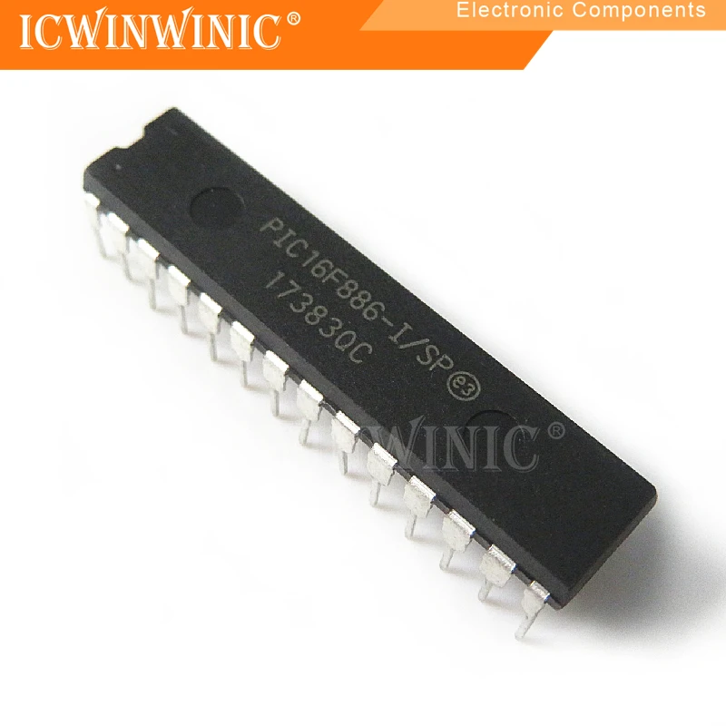 1piece PIC16F886-I/SP PIC16F886