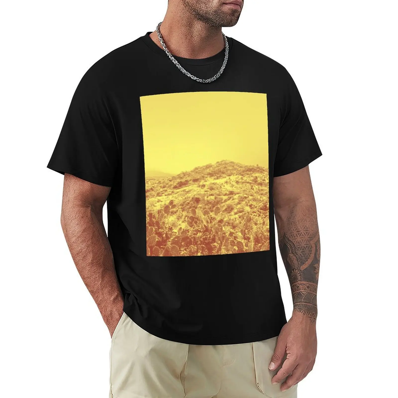 

DESERT LANDSCAPE T-Shirt vintage graphic tee graphic t shirt vintage tops mens t shirts pack