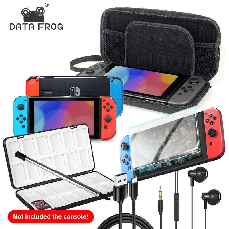 

Switch Case for Nintendo Switch Accessories Kit for Nintendo Switch with Travel Carrying Case Protective Case Screen Protector