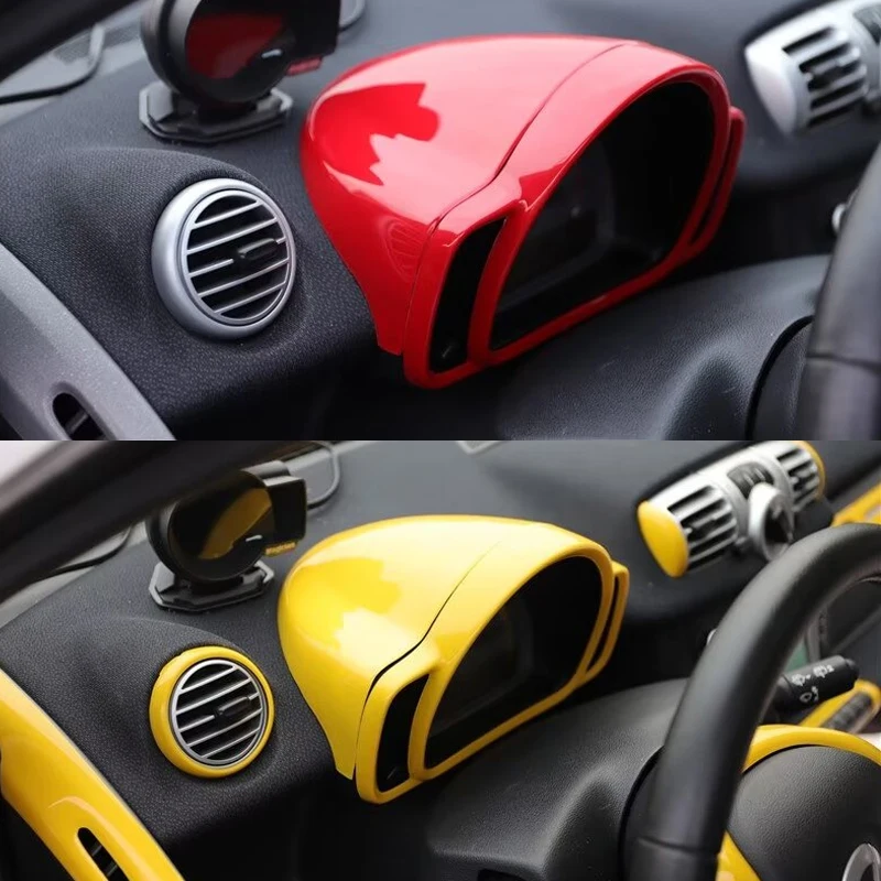 For Smart Brabus 451 Fortwo Car Dashboard Cover Instrument Decorative Sticker Car Interior Modification Accessories