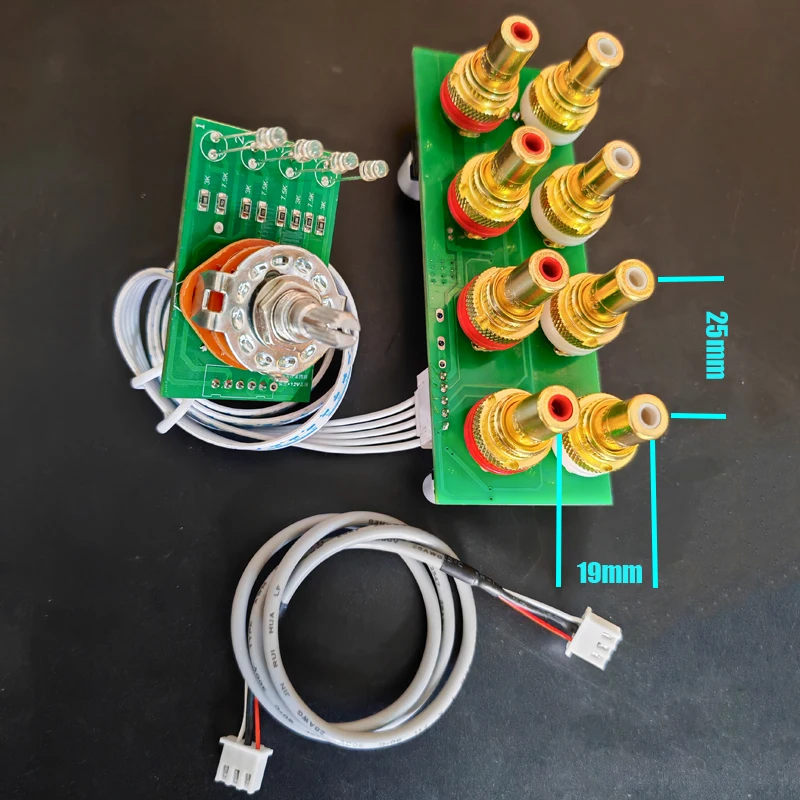 مفتاح اختيار الإشارة الصوتية NVARCHER 4 لوحة اختيار إشارة الإدخال/الإخراج