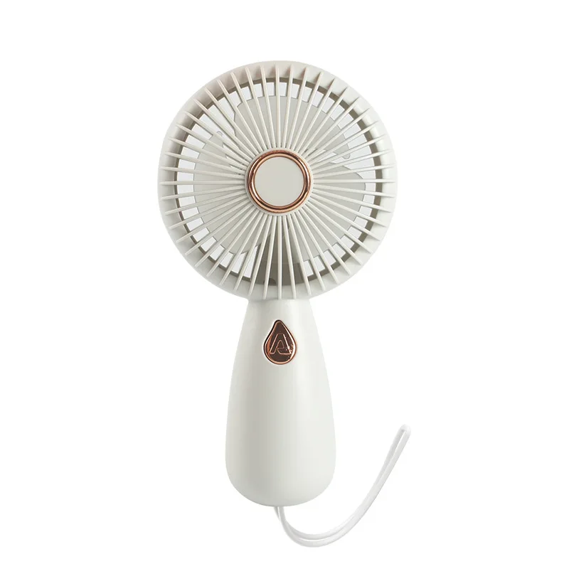 Mini Handheld Small Fan Portable Portable Silent Office Desk Student On Dormitory Charging Outdoor Hand Holding Fan Small