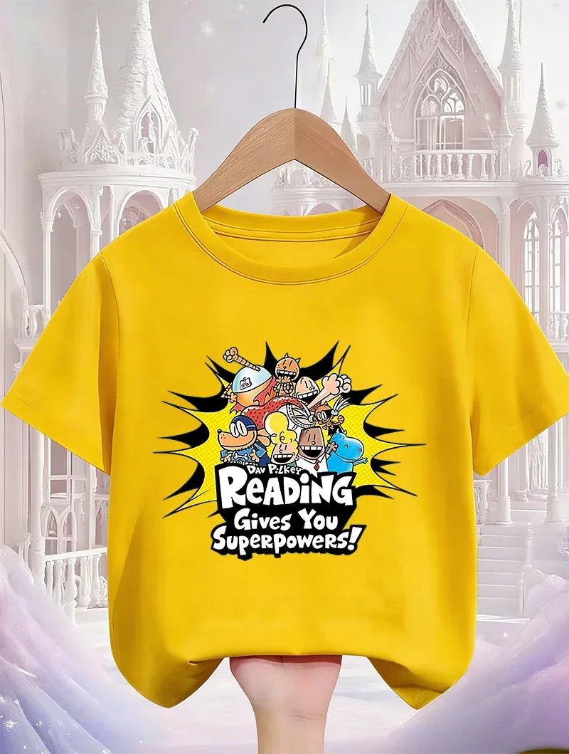 

Dog Man Cute Summer T Shirt For Kids Boys Girls Kawaii Cartoon Casual Tops 3 14T