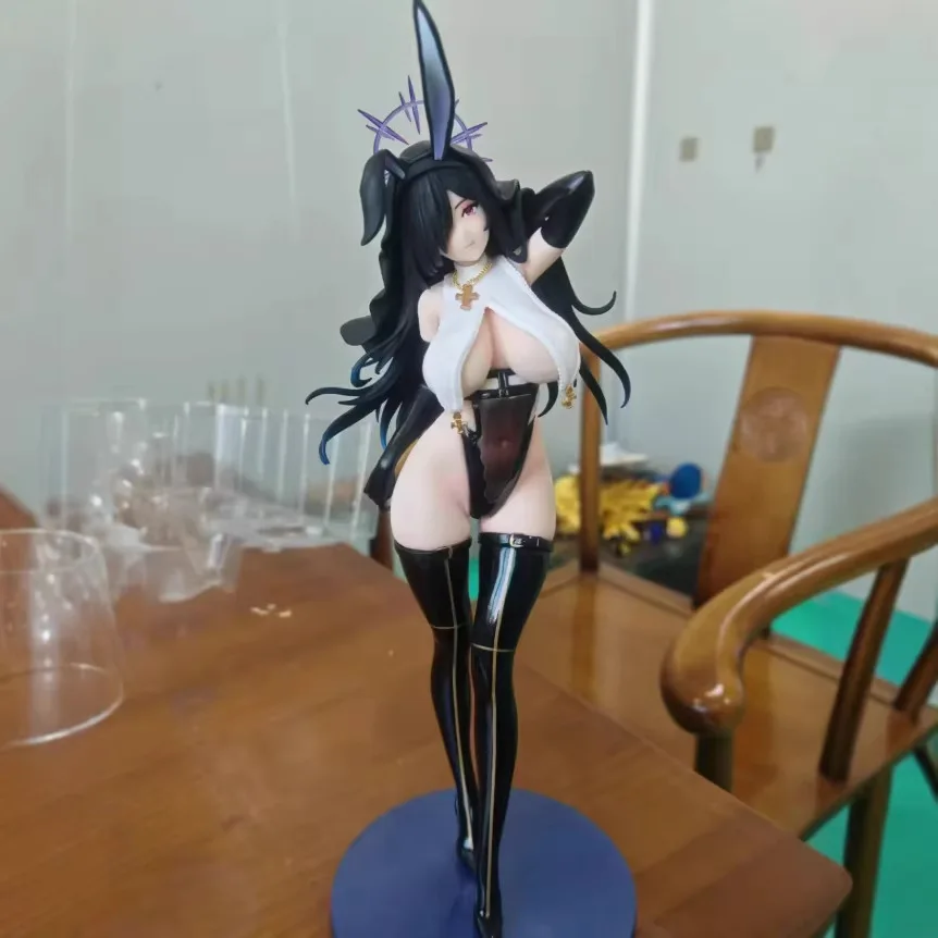 32 cm Nero Suora Figura Ragazze Sexy Figure Bunny Girl Figurine Pvc Versione di alta qualità Modello Decora Statua Modello Regali di compleanno