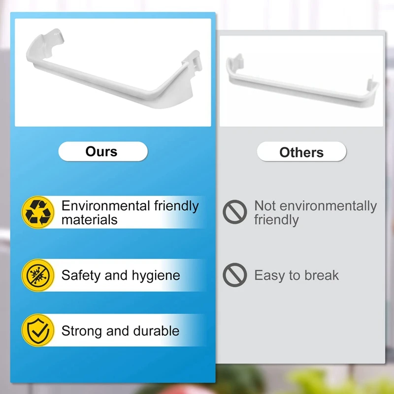 حامل رف للباب للثلاجة ، استبدال سكة حديد التجنيب ، AP3214631 ، ثلاجة كينمور