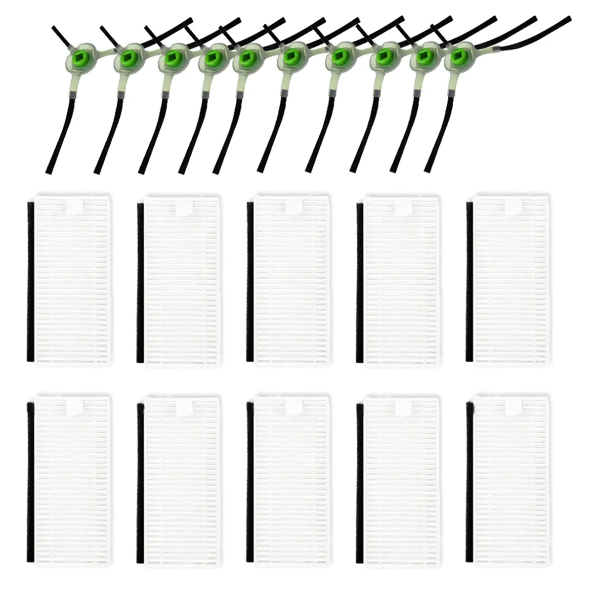 

Hot sale For M201,U180 Replacement Parts Accessories Side Brush Hepa Filter