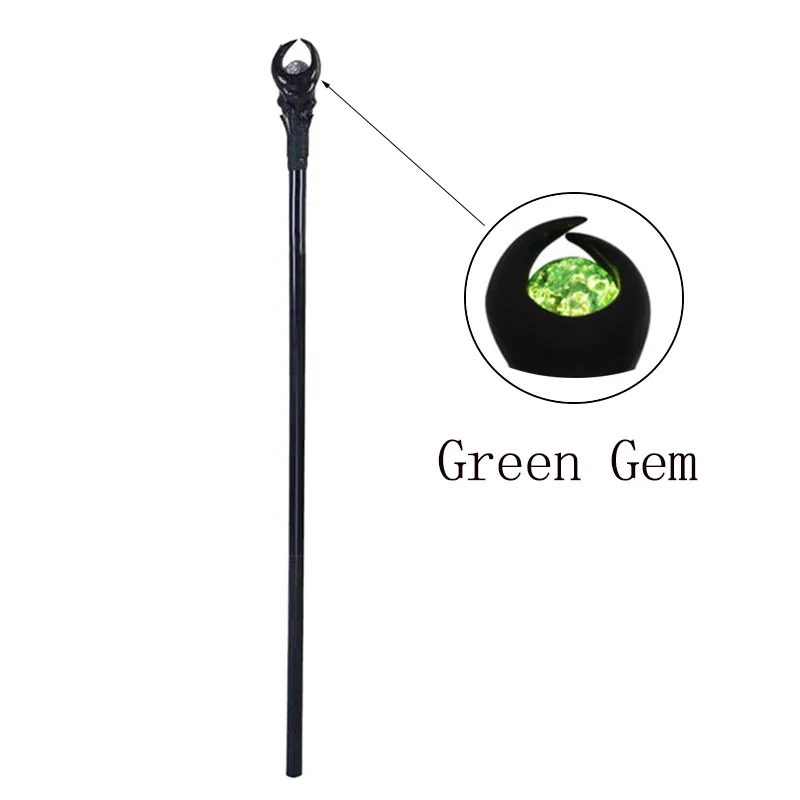 Witch Luminous Magic Wand PVC Scepter LED Cane Walking Stick Party Performance Props Birthday Gift Halloween Cosplay Accessories