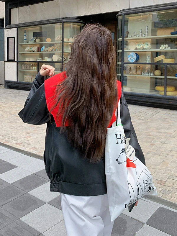 クールなブラレザー ジャケット レディース オルト スレ 春秋 2025 新作 ハイエンド ヴィンテージ PUレザーコート ジッパー ルーズフィット