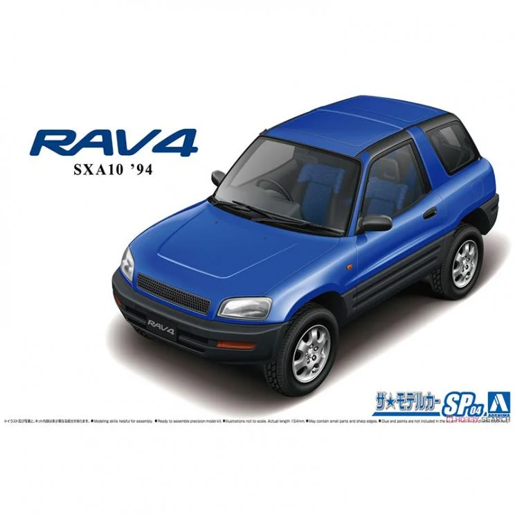 

AOSHIMA 1:24 SXA10 RAV4 '94 06606 Limited Edition Static Assembly Model Kit Toys Gift