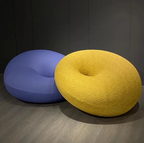 The product can be customized. Donut Lazy Sofa Modern Simple Casual Single