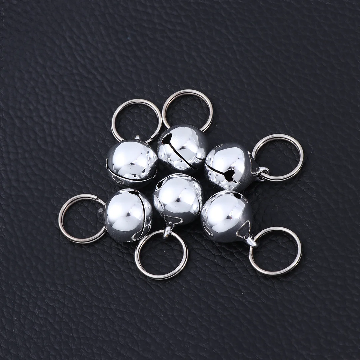

6pcs 16Mm Pet Bells For Dogs Cats Pumpkin Shape Copper Jingle Bell Decor Small Animal Accessories Quick Release Buckle Ringing