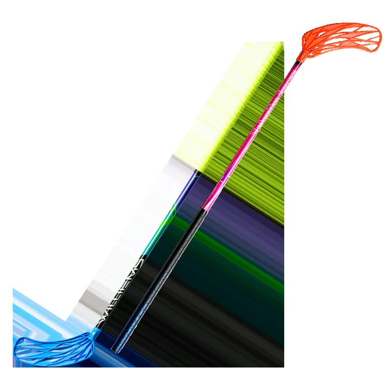 Carbon Fiber Shaft High Density HDPE Head Ice Floor Hockey Stick Wear Resistant Anti-Deformation for Beginner Advanced Player