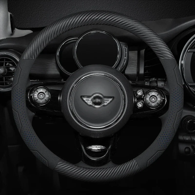 

Car Steering Wheel Cover For MINI CooperS R50 R51 R52 R53 R54 R55 R56 R57 R58 R59 R60 R61 R62 F54 F55 F56 F60 John-Cooperworks