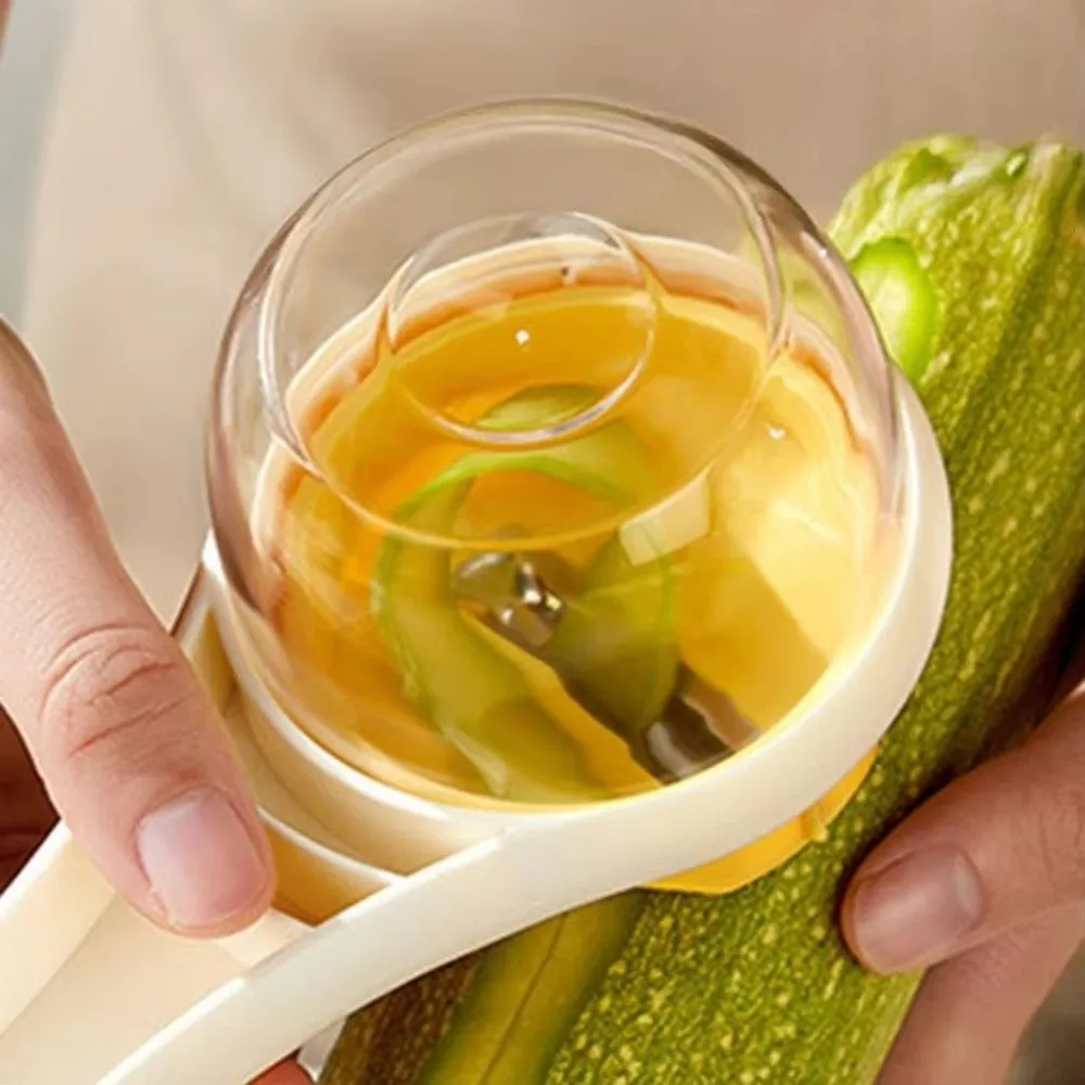 Splash-proof Storage Type Vegetable Peeler Efficient Non-Slip Handle Fruit Peeler Tools Hanging Multifunctional Swivel Peeler