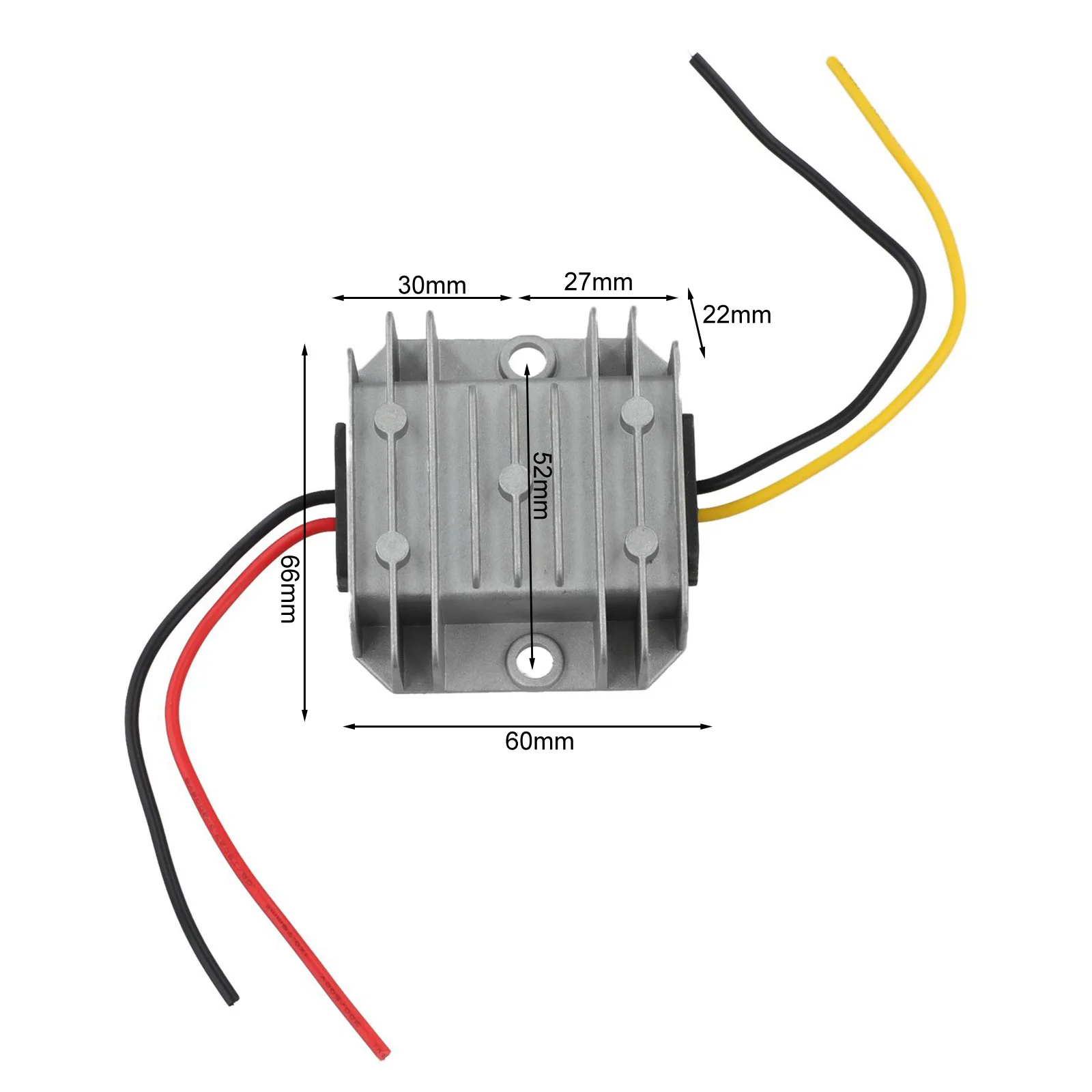 12V 5A 60W DC-DC Step Down Power Supply 17-72V Input Range IP67 Protection for Scooters Trucks LED Control Systems