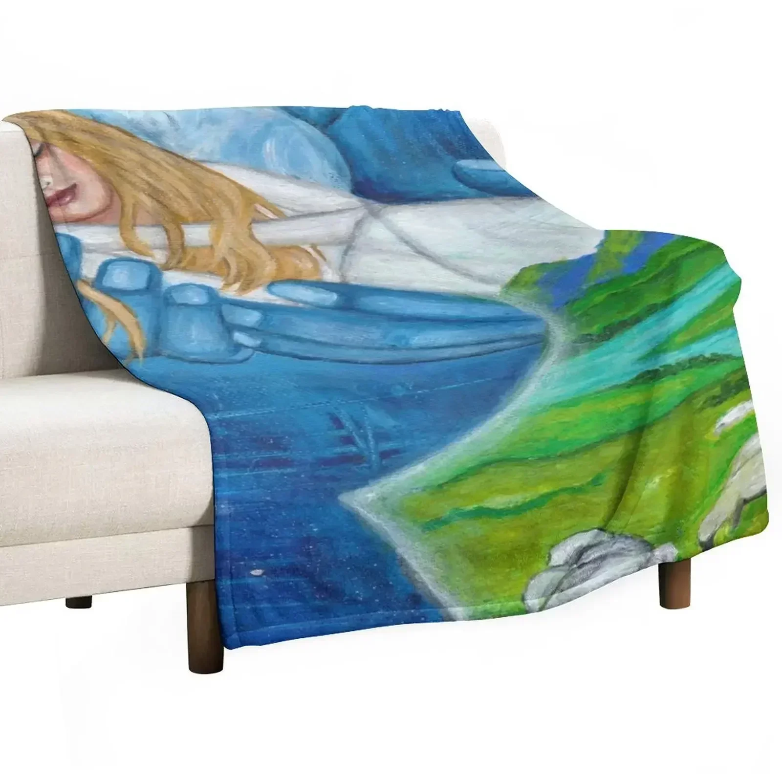 

In the Palm of His Hands Throw Blanket Cute Weighted For Sofa Thin Travel Blankets