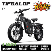 TIFGALOP F7 City Electric Bicycle 1000W52V24AH 35mph Top  Electric Bicycle 20 inch Fat Tire Hydraulic oil brake,dual shock absor